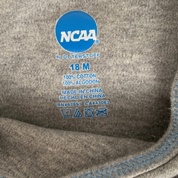 North Carolina Tar Heels Boys 18 Month Onesie Bundle of 3 NCAA brand - Picture 6 of 6